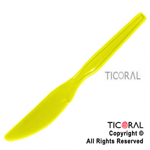 CUCHILLO CLASSIC PLAST AMARILLO HS4917 x 20